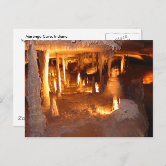 Marengo Cave, Indiana Briefkaart (Voorkant / Achterkant)