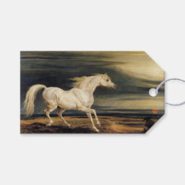 Marengo het Witte Paard (door James Ward) Cadeaulabel