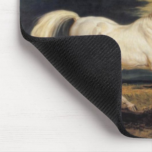 Marengo het Witte Paard (door James Ward) Muismat (Hoek)