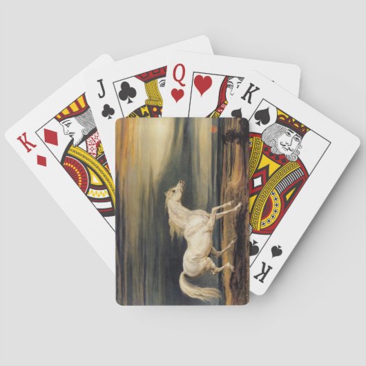 Marengo het Witte Paard (door James Ward) Pokerkaarten (Achterkant)