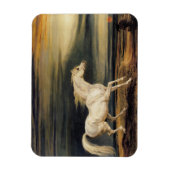 Marengo het Witte Paard Magneet (Verticaal)