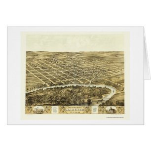 Marengo, IA Panoramic Map - 1868