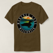 Marengo Lake Wisconsin Loon T-shirt (Design voorkant)
