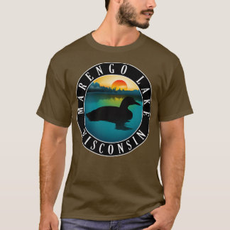 Marengo Lake Wisconsin Loon T-shirt