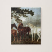 Mares and Foals in the River Landscape George Stub Legpuzzel (Verticaal)