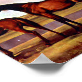 Mares and foals van George Stubbs Poster (Hoek)