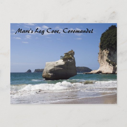 Mare's Beencove, Coromandel Briefkaart (Voorkant)