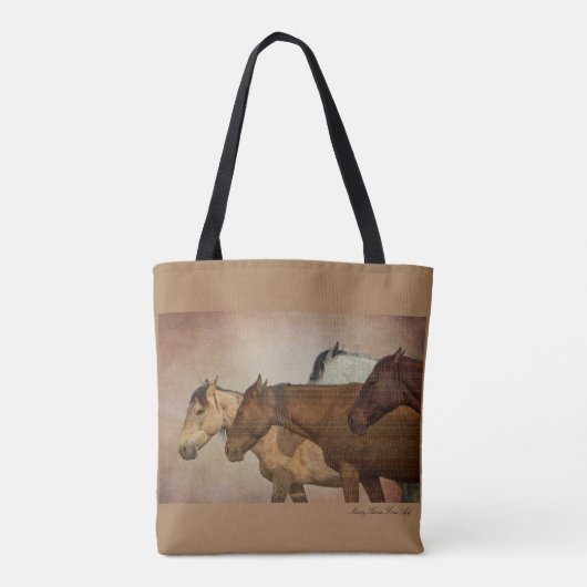 Mares-Canvas tas (Achterkant)