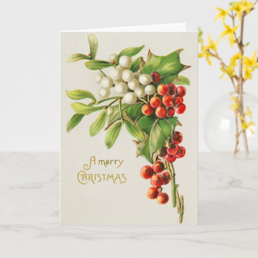 maretak kaart (Gele Bloem)