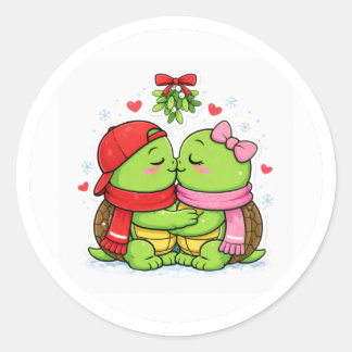 Maretak Kus Ronde Sticker