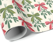  maretak met bogen cadeaupapier (Rol Hoek)