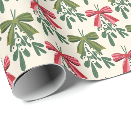  maretak met bogen cadeaupapier (Rol Hoek)