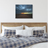 Marfa Storm Poster - Mysterious Texas Woestijn Kun Canvas Afdruk (Insitu (Slaapkamer))