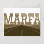 Marfa Texas Briefkaart (Voorkant)