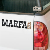 Marfa Texas Bumpersticker (Op Truck)