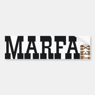 Marfa Texas Bumpersticker