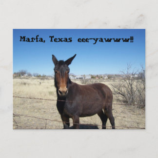 Marfa, Texas, eee-yawww!!! Briefkaart