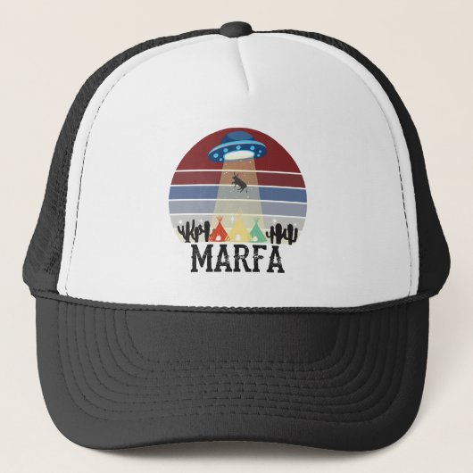 Marfa Texas Ghost Lights Festival UFO Koe Trucker Pet (Voorkant)