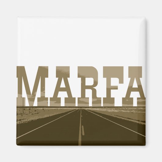 Marfa Texas Magneet (Voorkant)