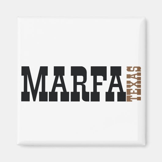 Marfa Texas Magneet (Voorkant)