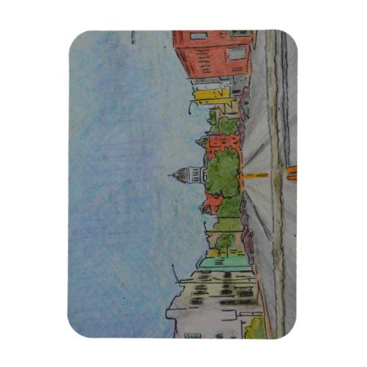 Marfa, Texas Magnet Magneet (Verticaal)