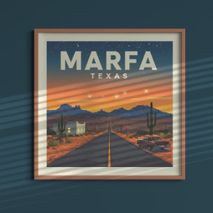 Marfa Texas Poster