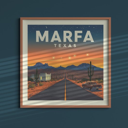 Marfa Texas Poster
