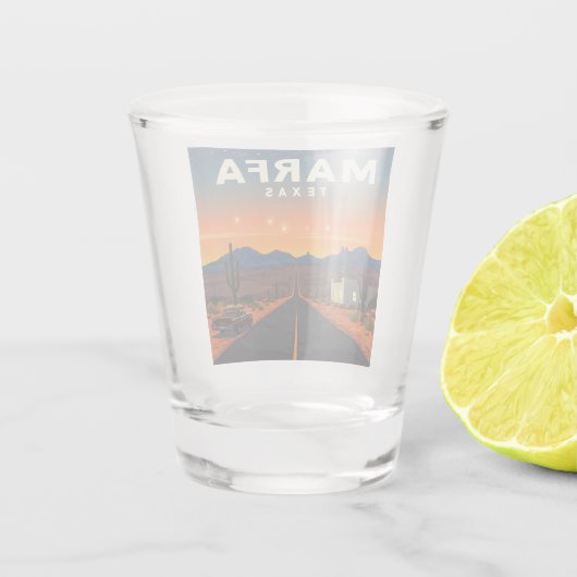  Marfa Texas Shot Glas (Achterkant)