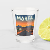  Marfa Texas Shot Glas (Voorkant)