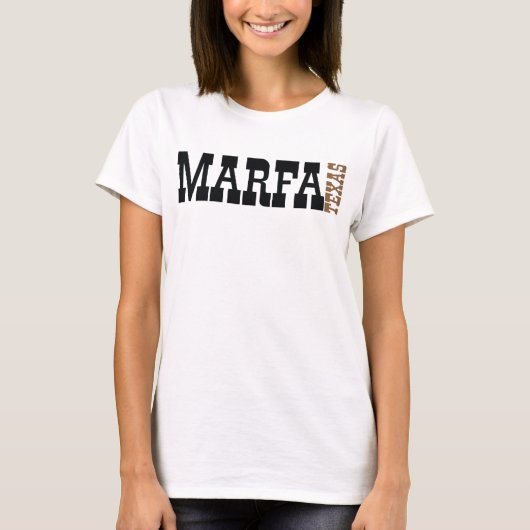 Marfa Texas T-shirt (Voorkant)