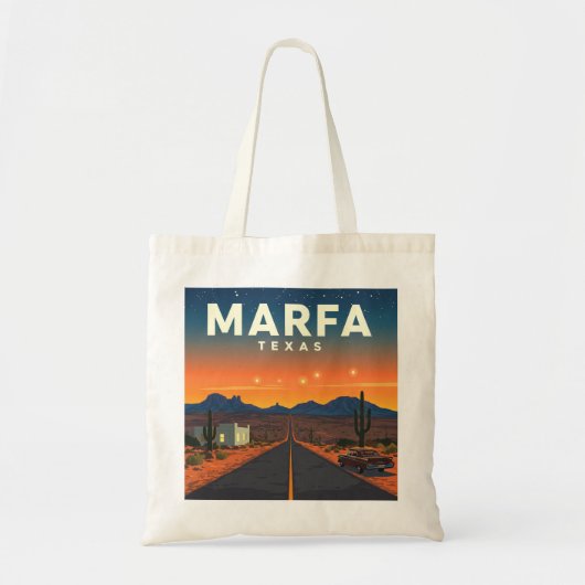 Marfa Texas Tote Bag (Voorkant)