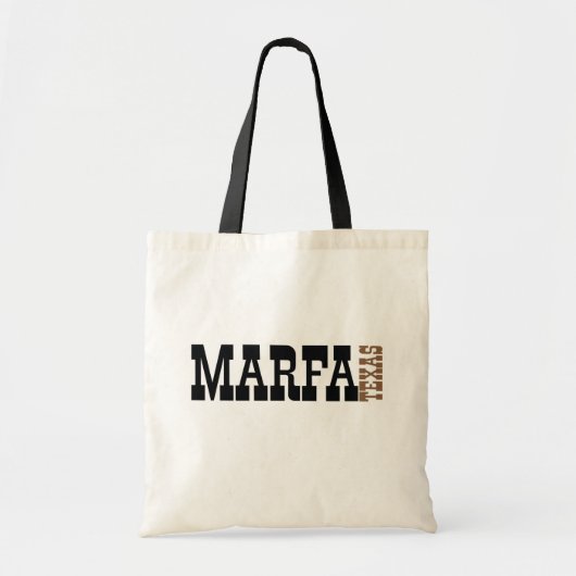 Marfa Texas Tote Bag (Voorkant)