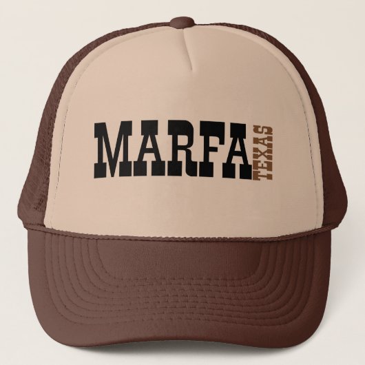 Marfa Texas Trucker Pet (Voorkant)