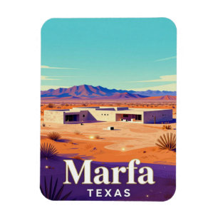 Marfa Texas Woestijn Modernistisch Erfgoed 🌵 Magneet