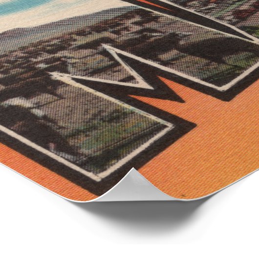 Marfa, TexasLarge Letter ScenesMarfa, TX Poster (Hoek)