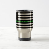 Marfa Thin Green Line, Travel mug- 15 oz Travel Mu Reisbeker (Center)