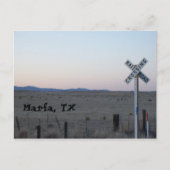 Marfa, TX Briefkaart (Voorkant)