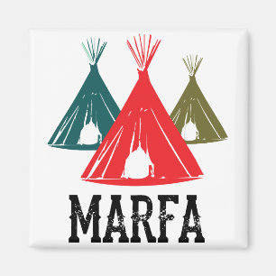 Marfa TX Ghost Lights Festival Texas Art Magneet