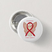 Marfan Syndrome Angel Awareness Ribbon Custom Pins Ronde Button 3,2 Cm (Voorkant /achterkant)