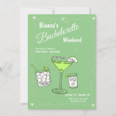 Marg & Matrimony Bachelorette Weekend Route Kaart (Voorkant)