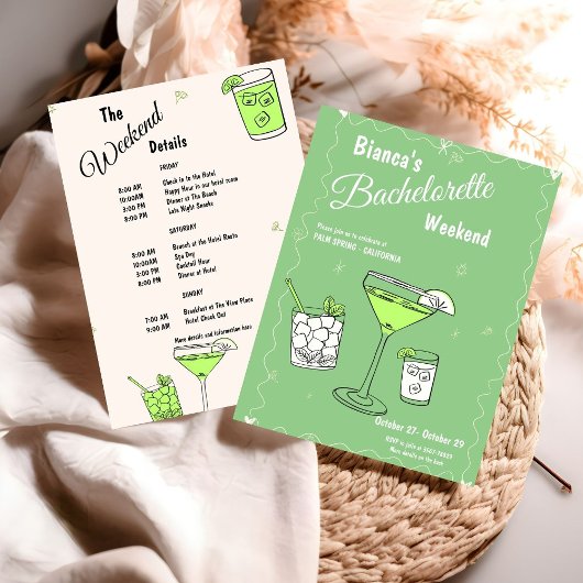 Marg & Matrimony Bachelorette Weekend Route Kaart