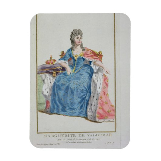 Margaret (1353-1412) Queen of Denmark, Noorwegen e Magneet (Verticaal)
