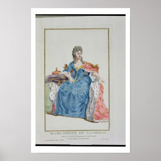 Margaret (1353-1412) Queen of Denmark, Noorwegen e Poster (Voorkant)