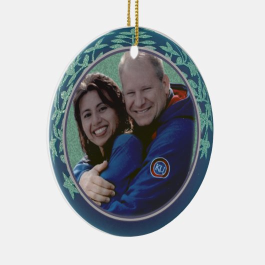 Margaret en Derick orn Keramisch Ornament (Rechts)