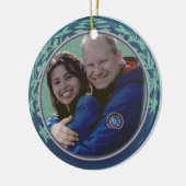 Margaret en Derick orn Keramisch Ornament (Links)