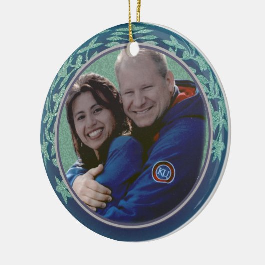 Margaret en Derick orn Keramisch Ornament (Links)