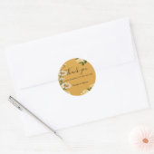 Margaret Flower Elegance Ronde Sticker (Envelop)