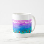 Margaret Fuller citeert over lezen Koffiemok (Voorkant rechts)