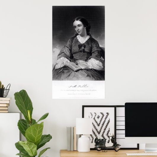 Margaret Fuller Poster (Thuiskantoor)