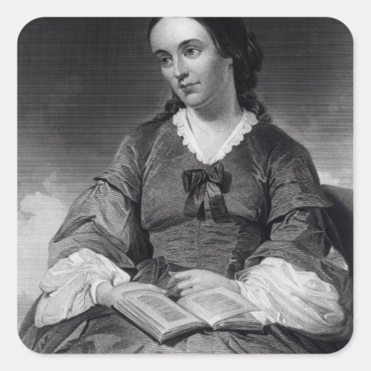 Margaret Fuller Vierkante Sticker (Voorkant)